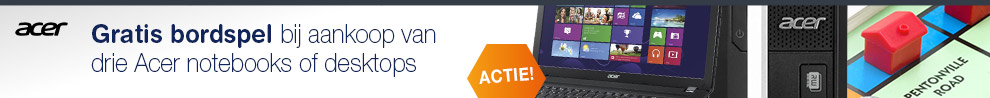 Ontvang een gratis bordspel bij Acer notebooks en desktops