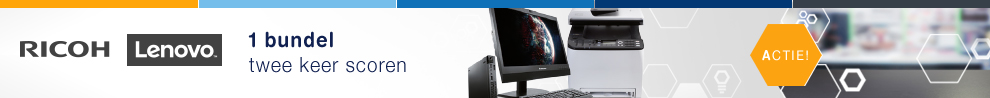 Bespaar nu met scherp geprijsde bundelpakketten van Ricoh en Lenovo