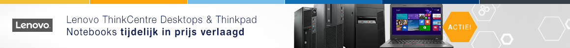 Kortingen op Lenovo desktops en notebooks