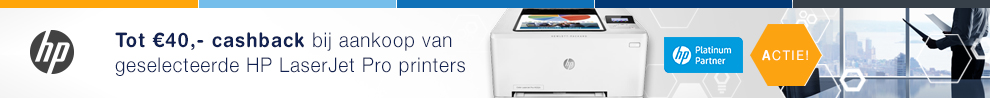 Ontvang nu tot €40,- cashback op HP LaserJet Pro printers