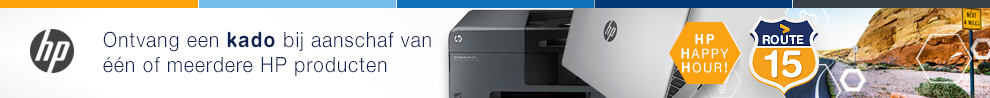 HP Happy Hour Actie, deze hele week tussen 14:00 - 15:00