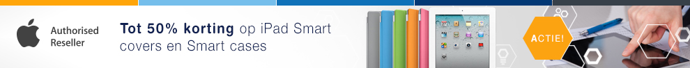 50% korting op iPad Smart covers en Smart cases