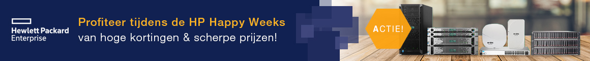 HPE Happy Weeks met hoge kortingen en scherpe prijzen
