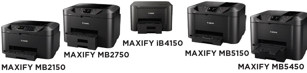 Canon Maxify MB2150-serie, MB2750-serie, MB5150-serie, MB5450-serie en iB4150