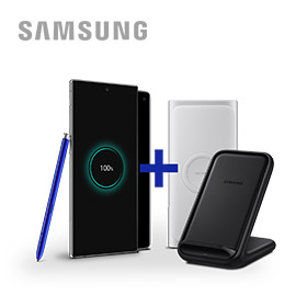 GRATIS Charger & Battery Pack bij S10 & Note10