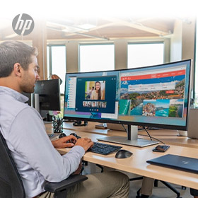 €100 cashback op HP monitoren