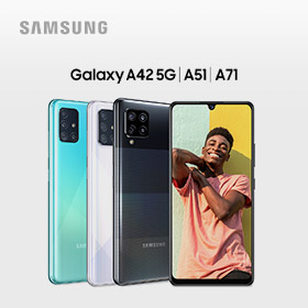 €50 retour bij Galaxy A42 5G, A51, A71