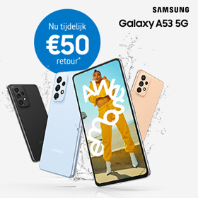 €50 retour bij Samsung A53 5G