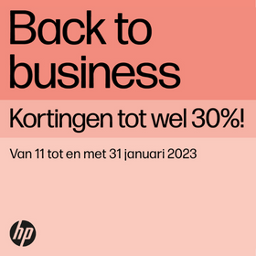 Back to business korting van HP