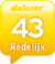 alaSCORE: 43/100